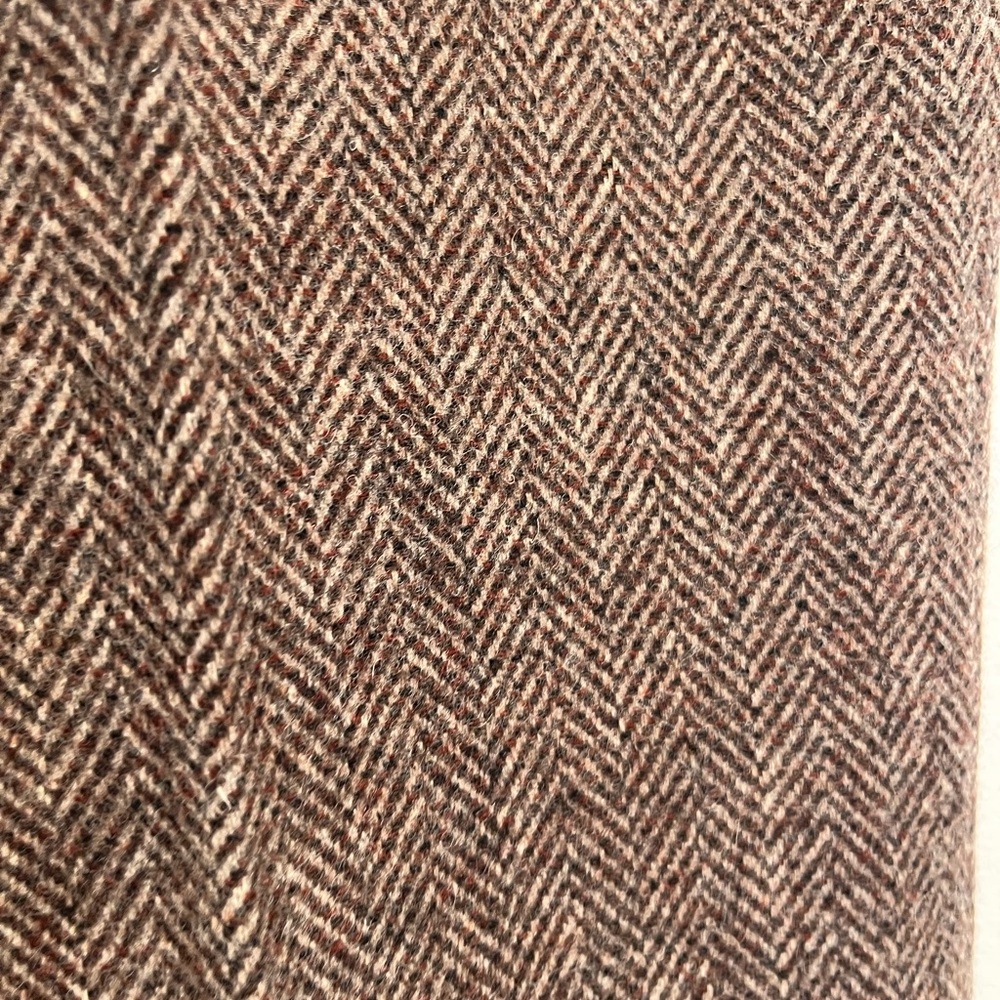 Pendleton Vintage Brown Wool Herringbone High Wai… - image 4